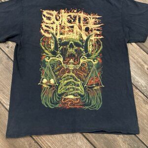 Vintage Suicide Silence T-Shirt - Intricate Skull Graphic